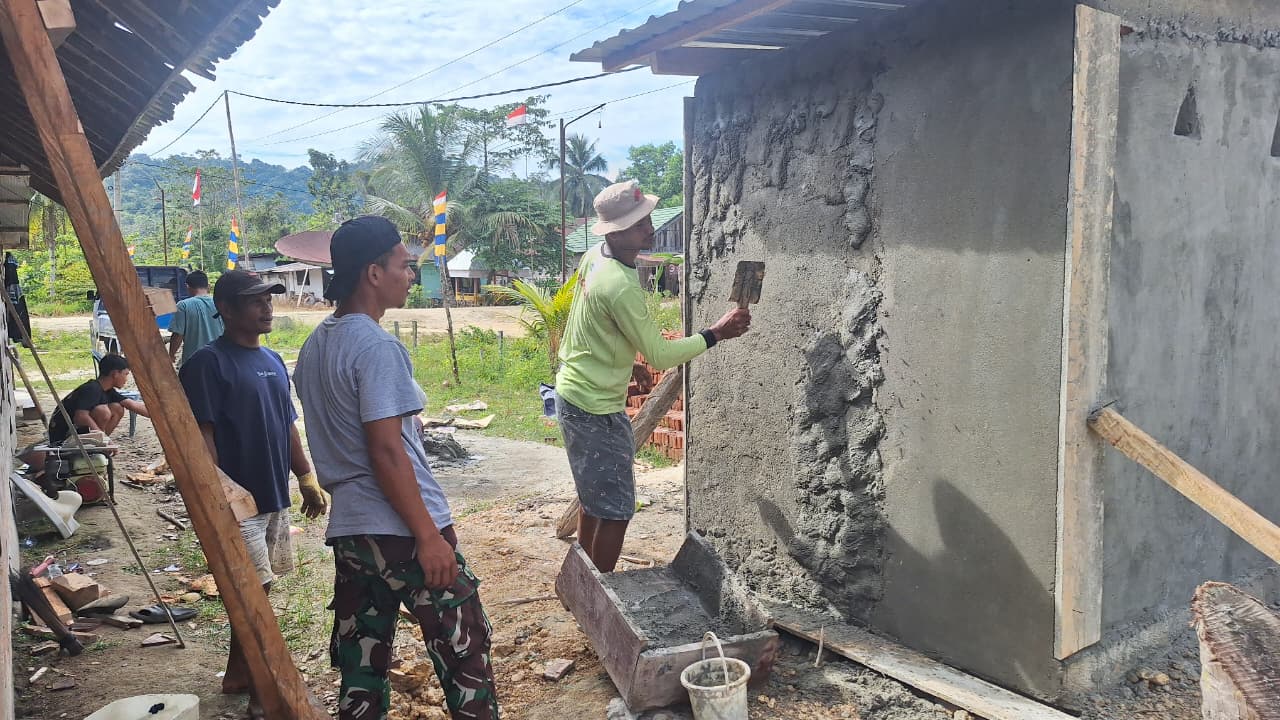 MCK TMMD 125 Kodim 1417/Kendari, 70% Selesai dan Satgas Terus Berusaha untuk Penyelesaian