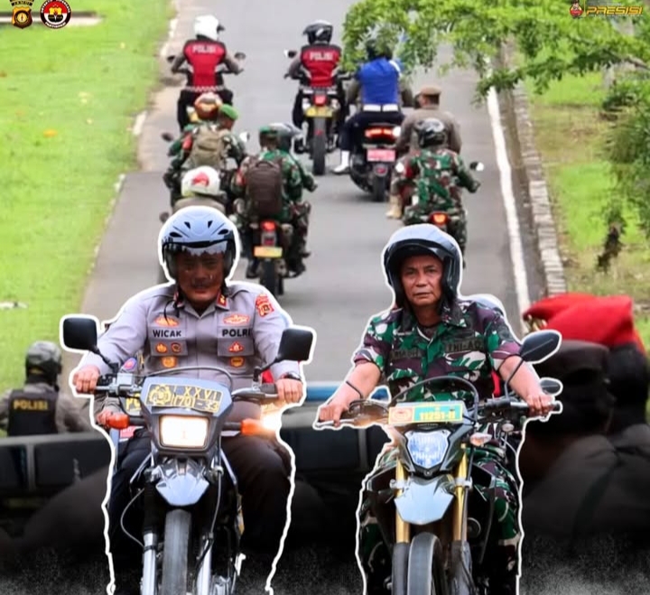 Pastikan Situasi Aman Dan Nyaman Pasca Demo, Kapolres Tanjabtim Dan Kodim 0419/Tanjab Patroli Gabungan
