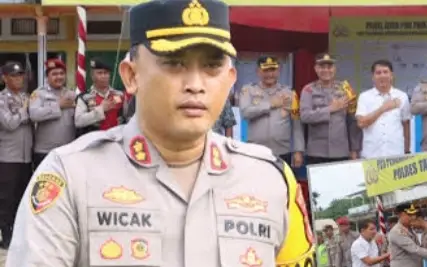 Kapolres AKBP Maulia Kuswicaksono”Dalam Operasi Antik Siginjai 2025,Pihaknya Berhasil Mengamankan 8 Pelaku Penyalahgunaan Narkotika”