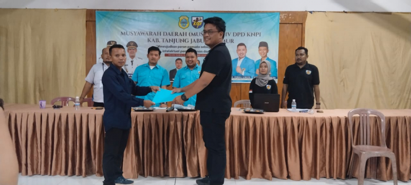 Try Hardiansyah Terpilih Secara Aklamasi Ketua DPD KNPI Tanjabtim