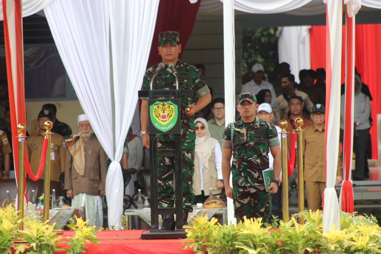 Penutupan TNI Manunggal Membangun Desa (TMMD) ke-126 Kodim 0601/Pandeglang, Dipimpin Langsung oleh Pangdam III/Siliwangi Mayjen TNI Kosasih, S.E.