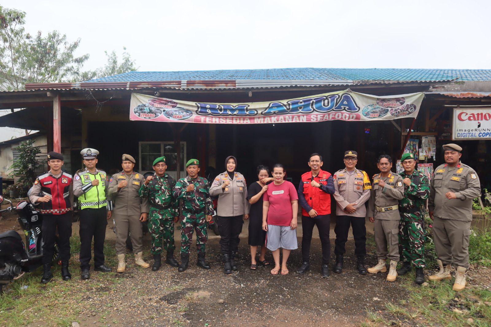 Polres Tanjung Jabung Timur Libatkan TNI Dan Pol PP Lakukan Patroli Skala Besar, Jaga Kondusivitas Perayaan Imlek 2026 Tetap Aman